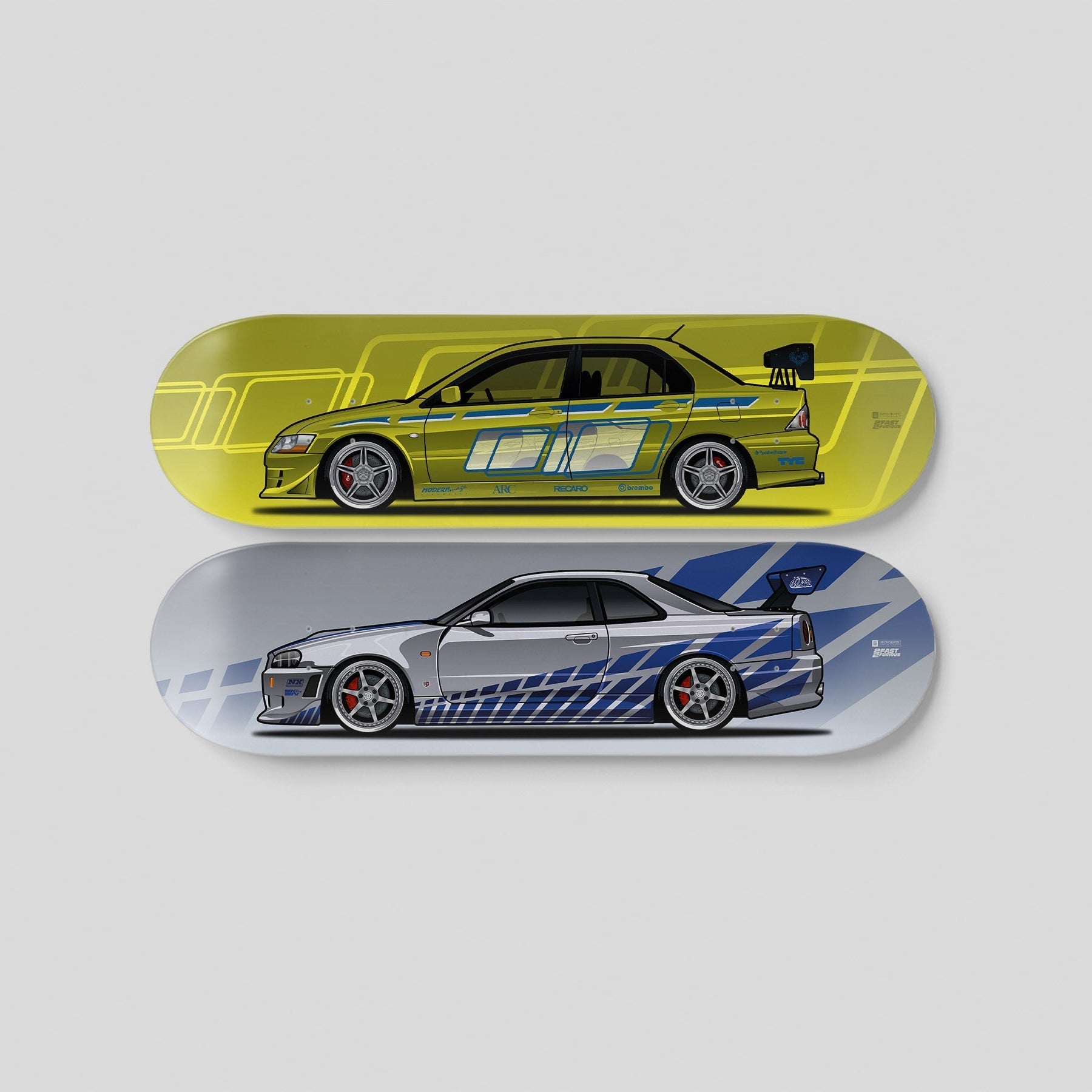 Deckorate top rated car skateboard decks