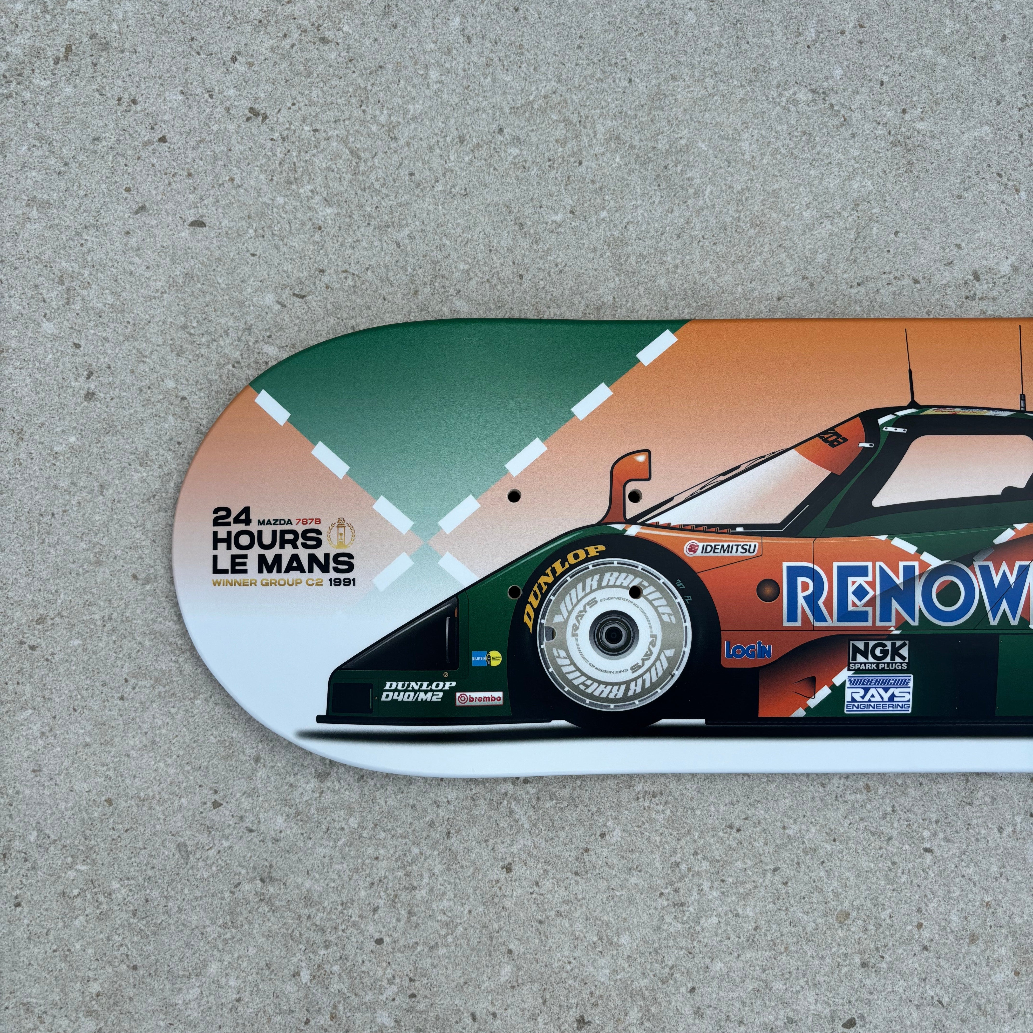 Mazda 787B - Skateboard deck (PRE-ORDER)