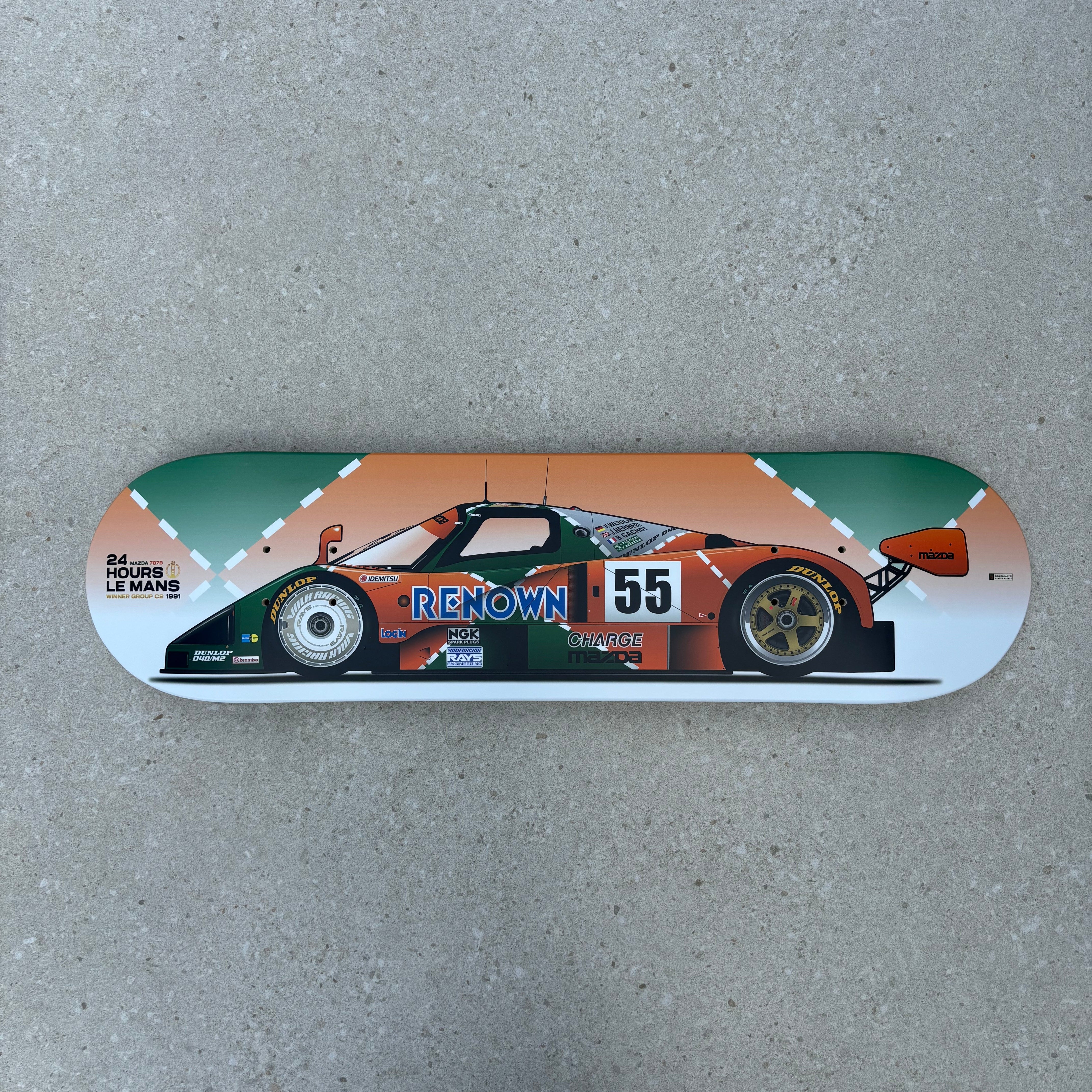 Mazda 787B - Skateboard deck (PRE-ORDER)