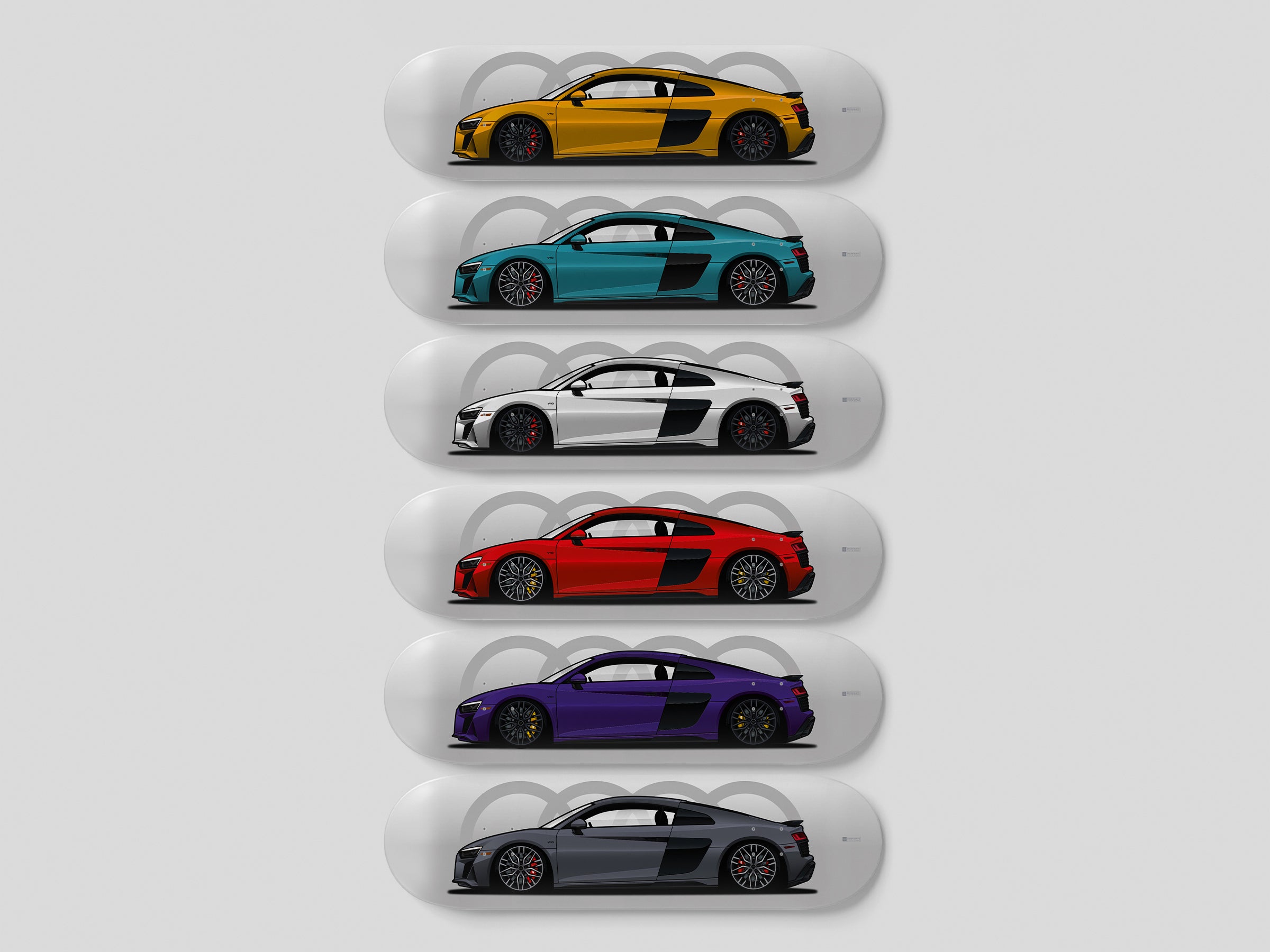 Audi R8 – Skateboard Deck