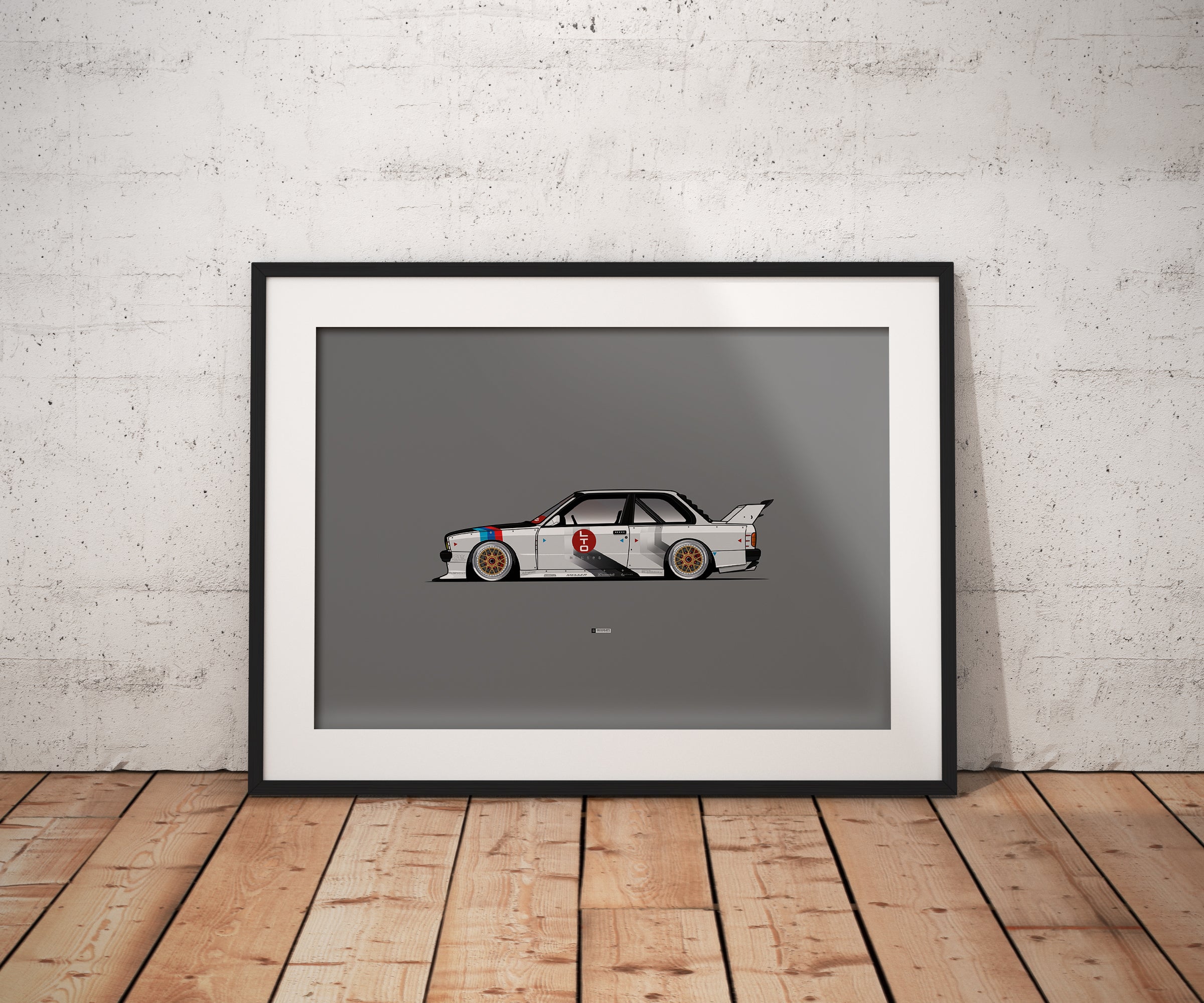 BMW E30M3 LTO PRINT