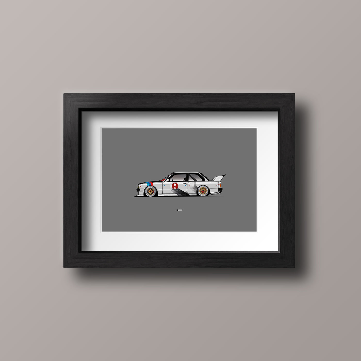 BMW E30M3 LTO PRINT