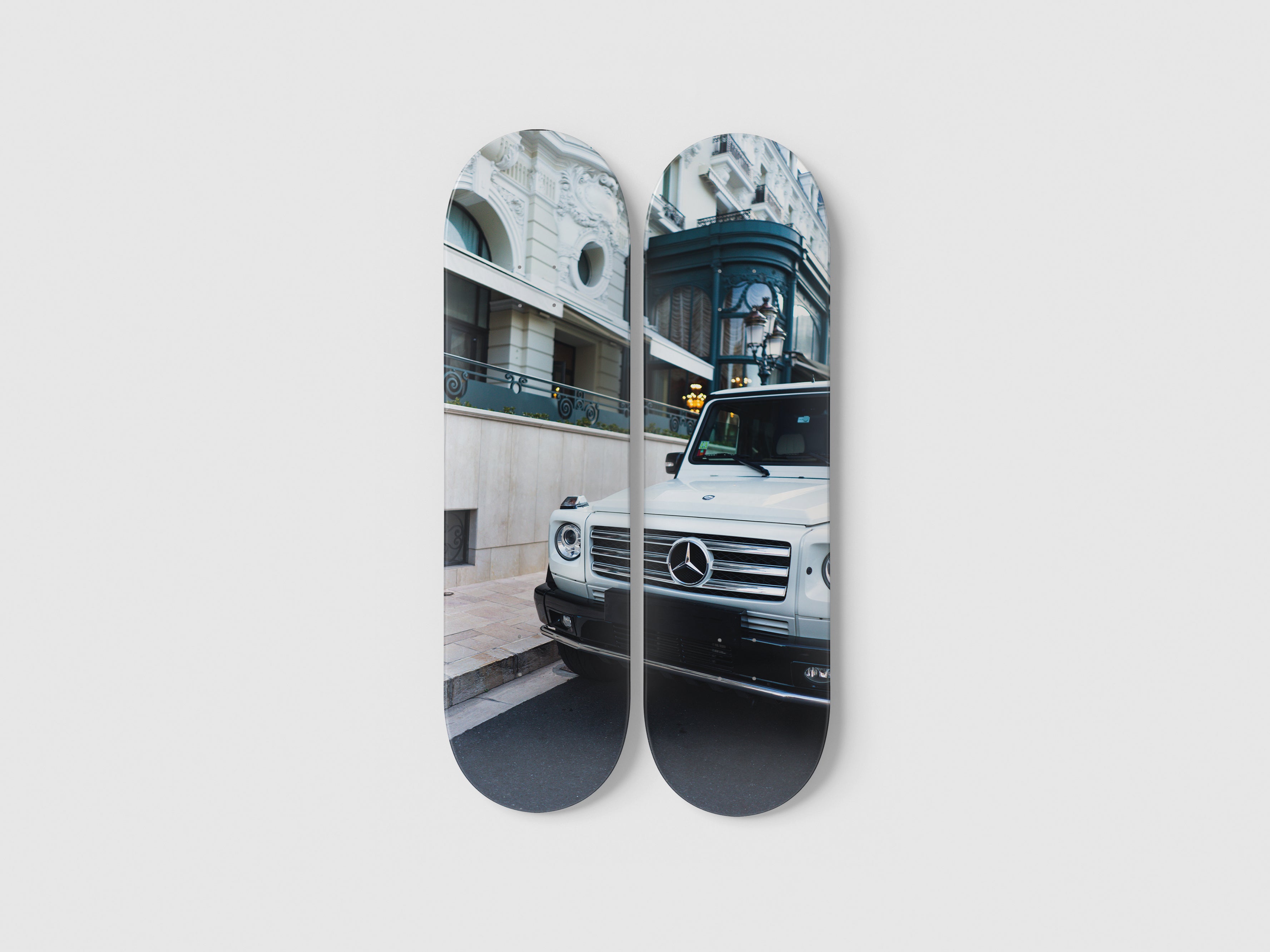 MERCEDES G-WAGON WHITE 2-PACK