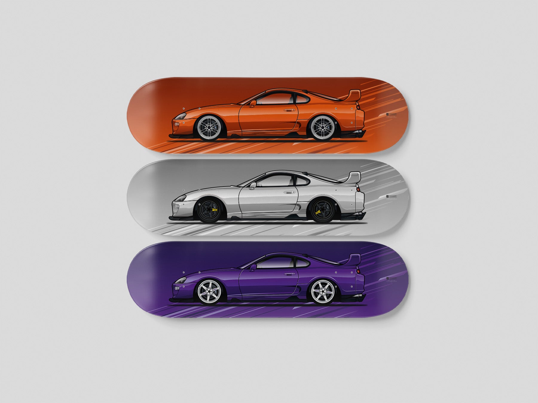 TOYOTA SUPRA MK4 PACK DE 3