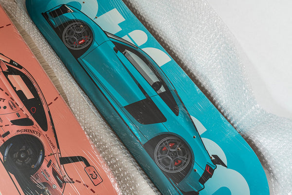 Decorative skateboards for car lovers and petrolheads