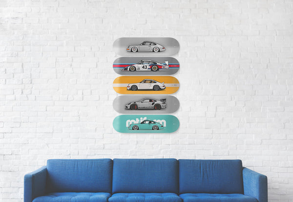 Skateboard car wall art! And why it’s better than just a picture or a poster of your car.