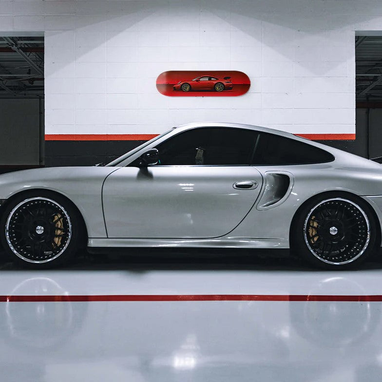 The Ultimate Guide to Porsche Skateboard Wall Art for Your Garage