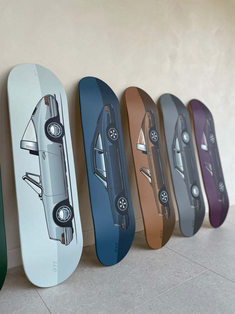 Wall Skateboard deck: Monark Supply Skate a fuego