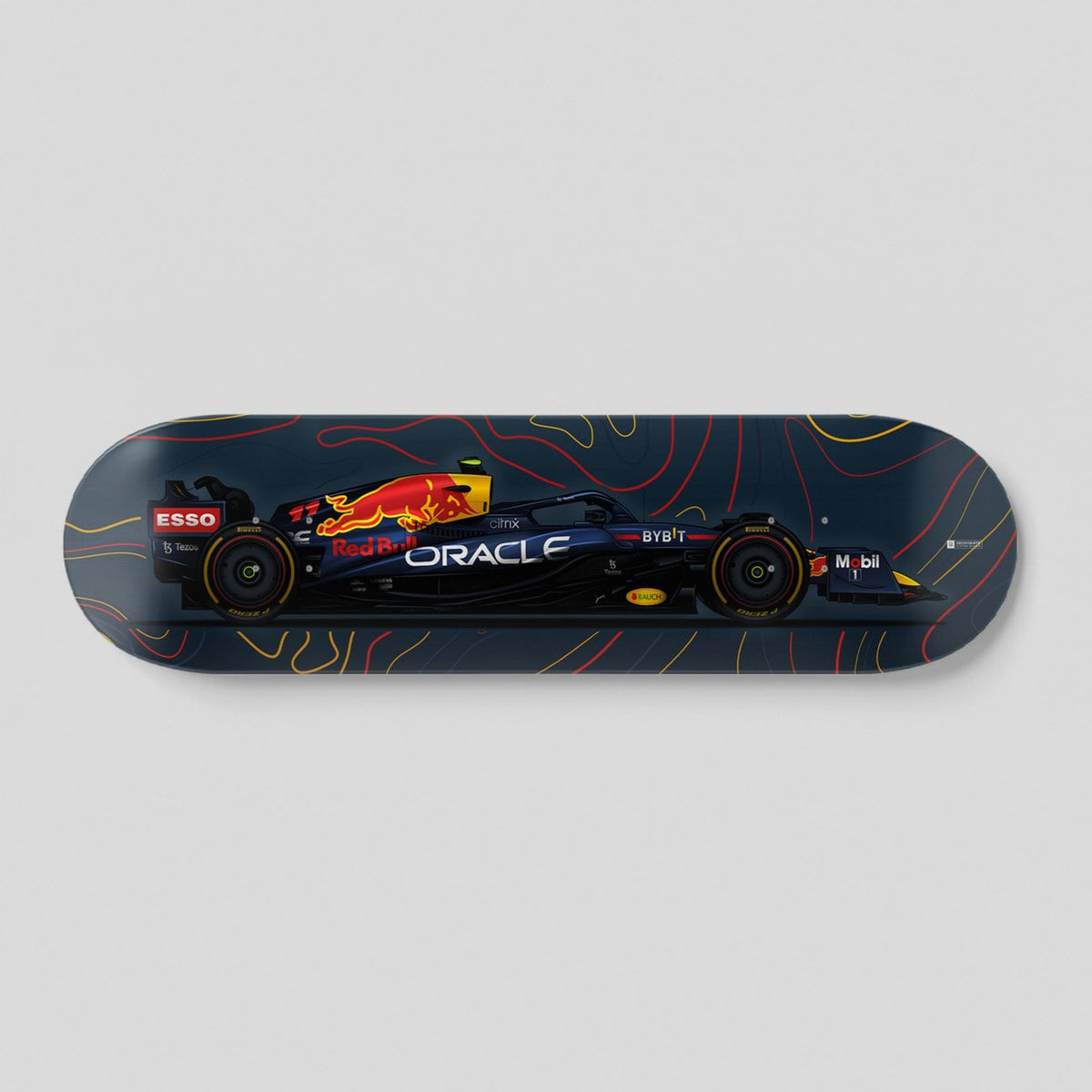 FORMULA 1 - SERGIO 'CHECO' PEREZ RB18 SKATEBOARD DECK