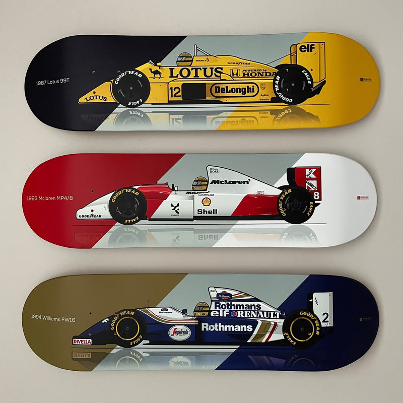 Ayrton Senna Wall art decoration skateboards