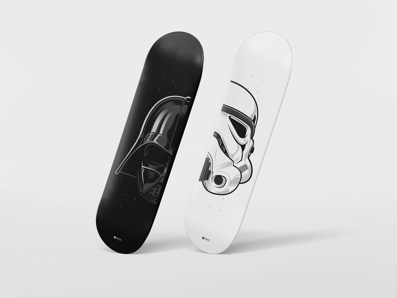 Skate decks Star Wars Stormtrooper & Darth Vader