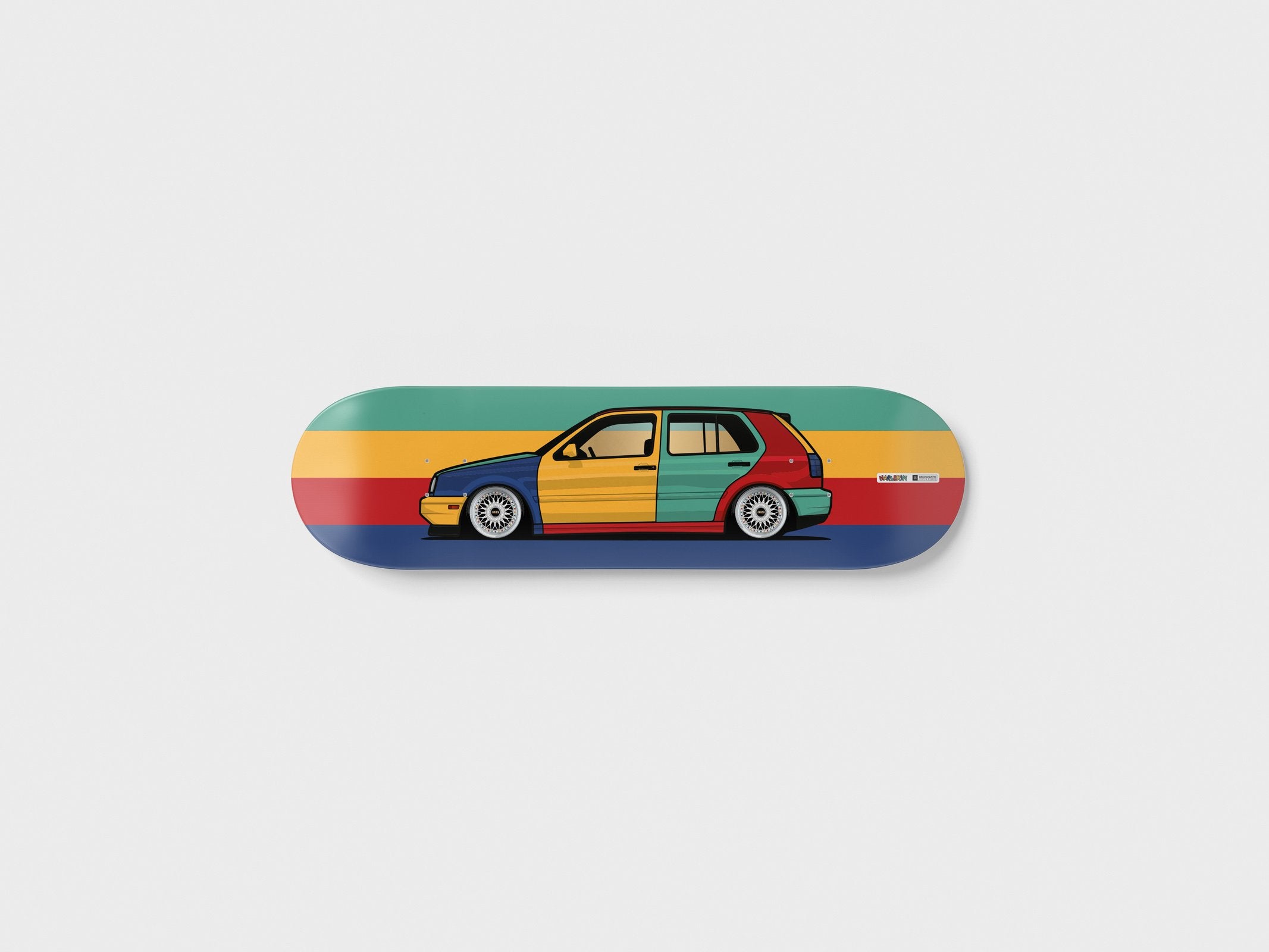 Volkswagen Golf MK3 Harlekin – Deck + Poster Bundle