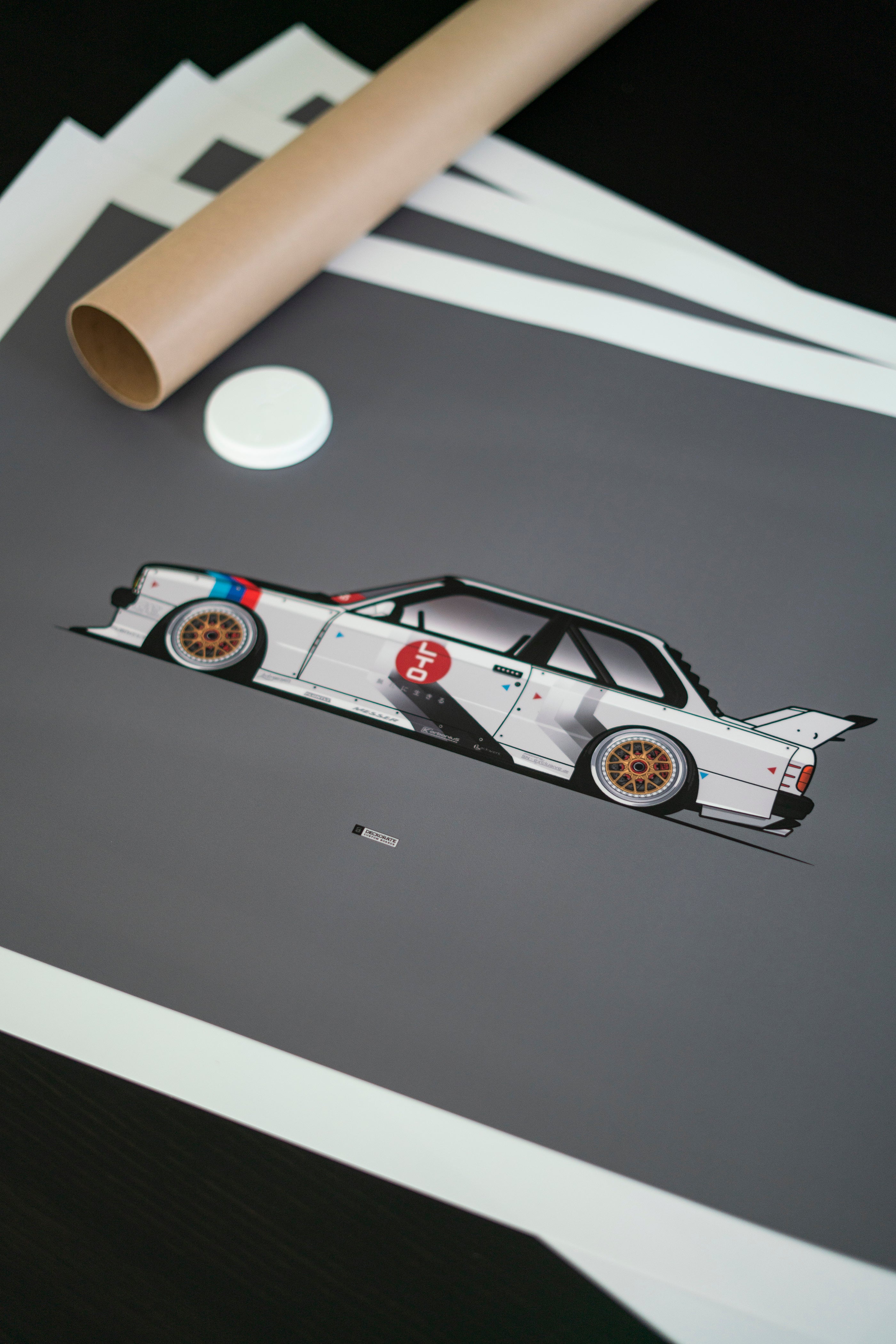 BMW E30M3 LTO PRINT