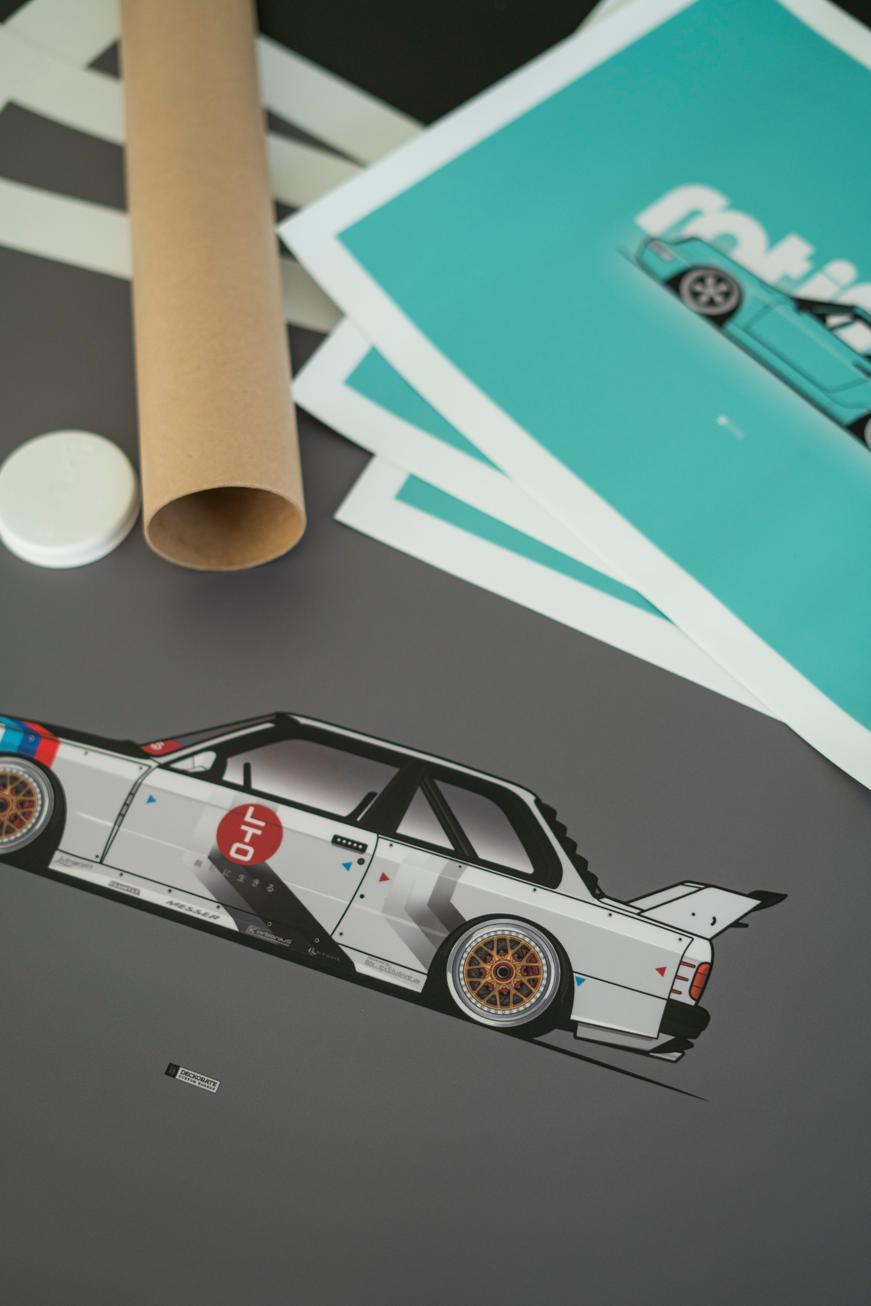 BMW E30M3 LTO PRINT